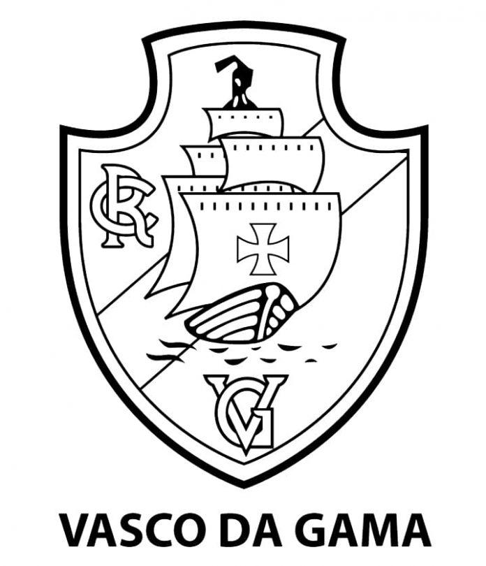 omalovánky pečeti Vasco da Gamy