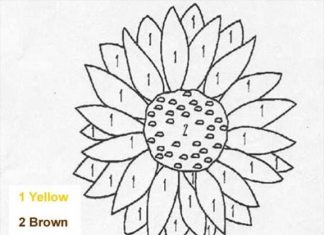 coloring page beautiful ornamental sunflower