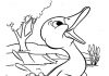 coloring page ugly duckling