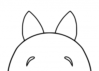 Printable Tsum Tsum character coloring book