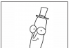 Teckenspråkig figur från tecknade serien Rick and Morty.