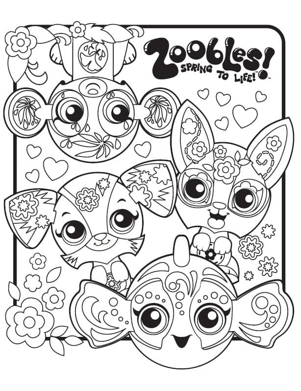 coloring book fairy tale characters