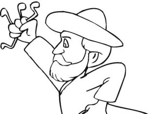 Italian music composer coloring page