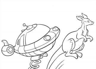 Printable coloring book of the Little Einsteins cartoon