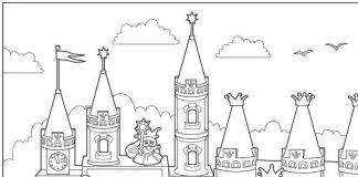 libro da colorare lego duplo castle