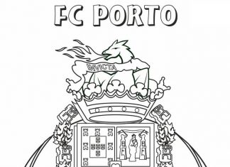 coloriage de l'équipe du FC PORTO