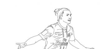 colorindo Zlatan vence a competição