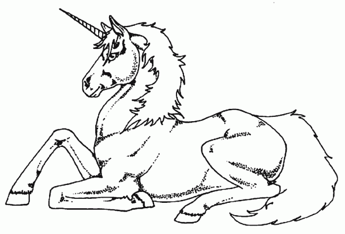 coloring pages lying unicorn pegasus printable