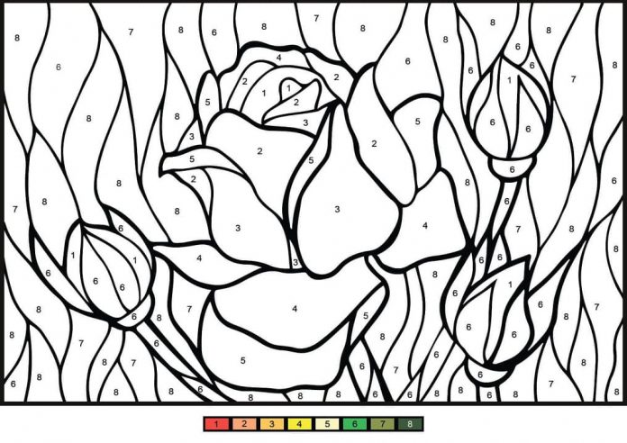 pagine da colorare di rose