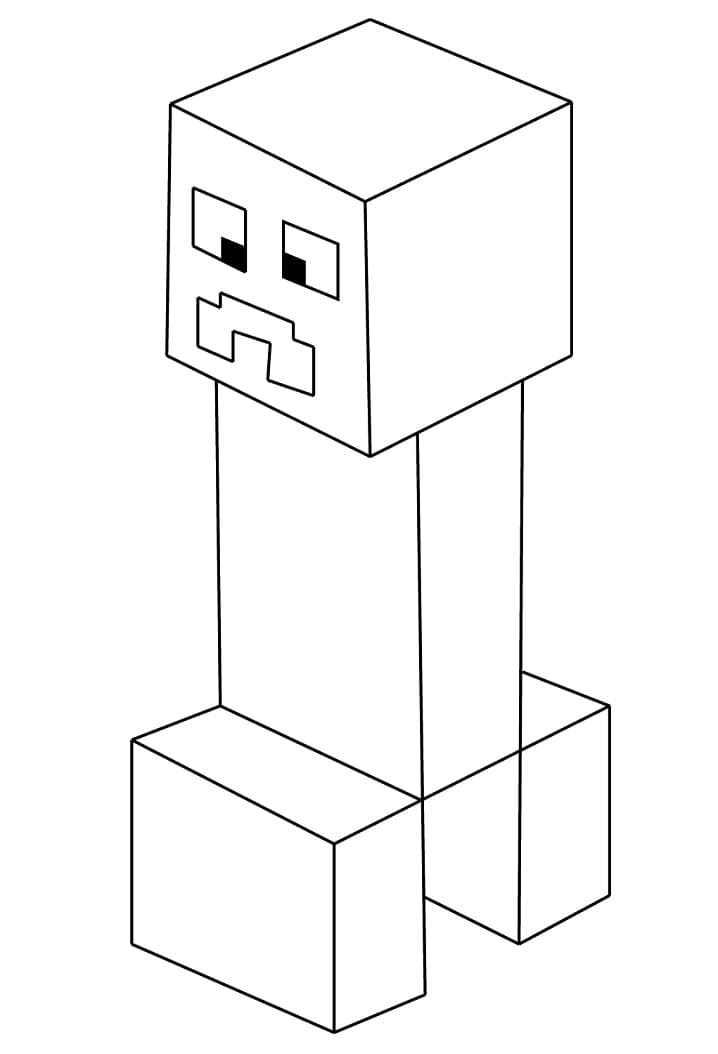 COLORINDO UM CREEPER NO MINECRAFT !! - [ Minecraft Desenho #2 ] 