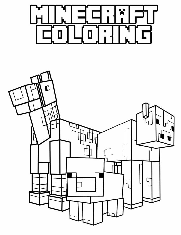 Desenhos para imprimir e colorir do Minecraft  Utskrivbara  färgläggningssidor, Målarböcker, Målarbok