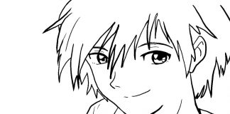 Personagem do Livro de Coloração de Kaworu Nagisa