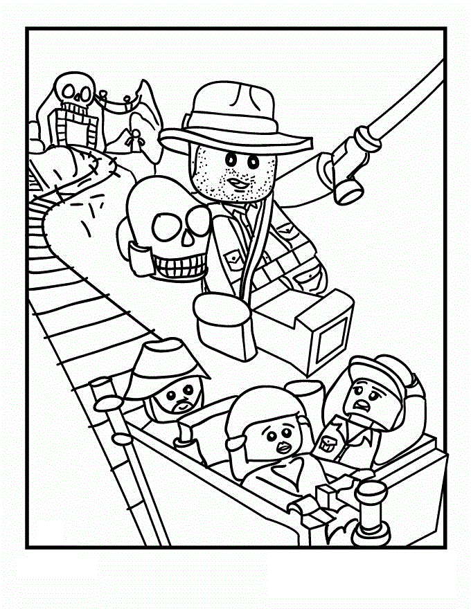 Lego Indiana Jones coloring pages - Printable coloring pages