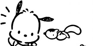 Pochacco mit Hello Kitty