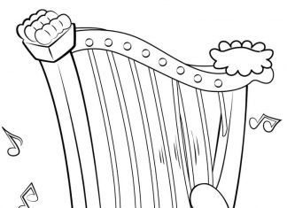 A singing harp for children