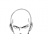 Saitama de One Punch Man para imprimir