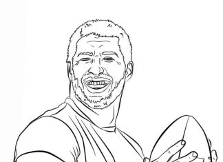 Tim Tebow coloring book