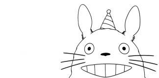 Anime de aniversário com Totoro