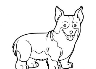 Páginas para colorear Perros para imprimir e imprimir en línea