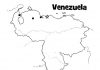 Libro da colorare della mappa del Venezuela