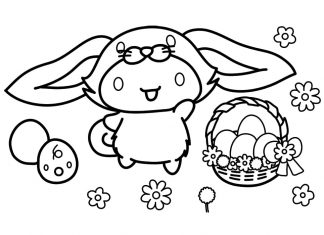 Sanrio Cinnamoroll Easter basket