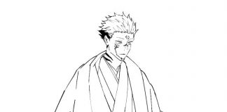 Intricate - wearing the unique robes of Jujutsu Kaisen